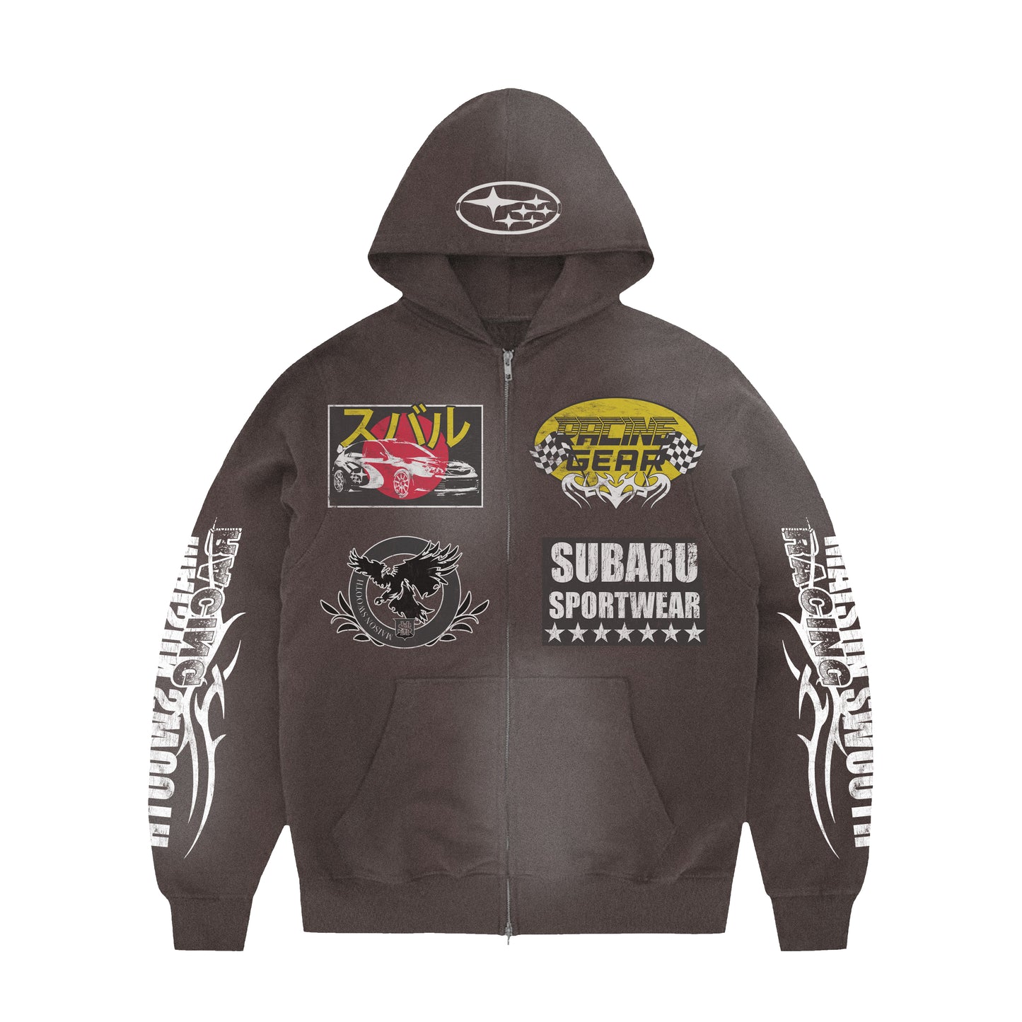 ACID GREY SUBARU RACING ZIP